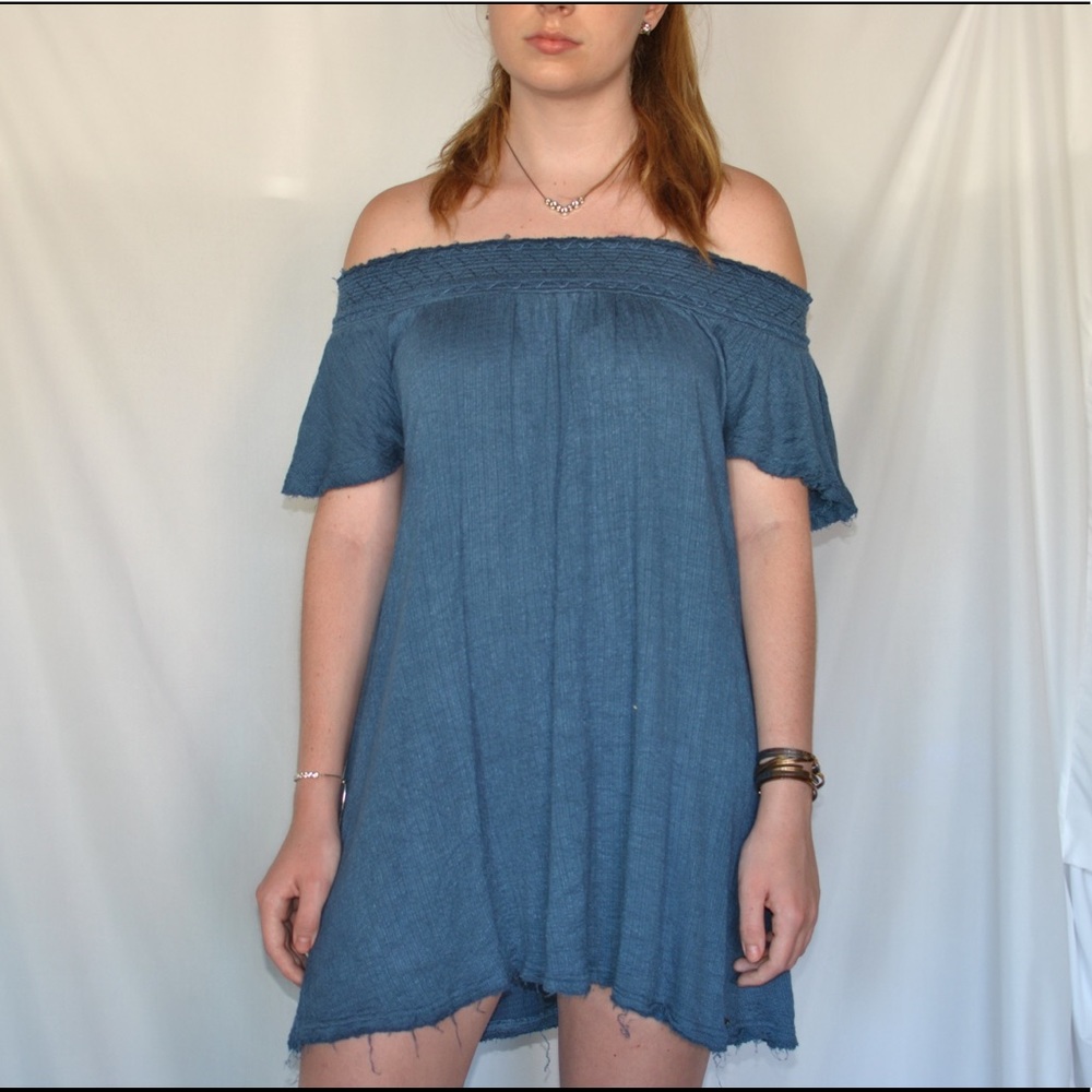 Oneil Strapless Off the Shoulder Dress